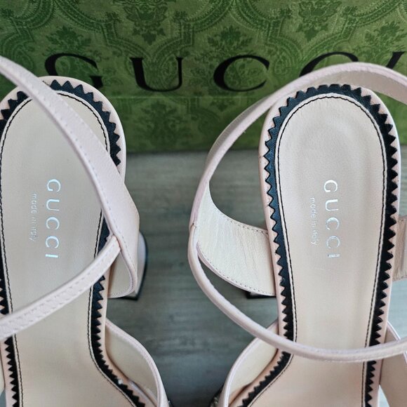 Gucci GG Pink Platform Heels - Picture 6 of 6